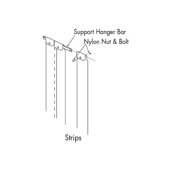 Allpoints 1241222 Kason 401Sc6064284 Curtain, Strip For Kason